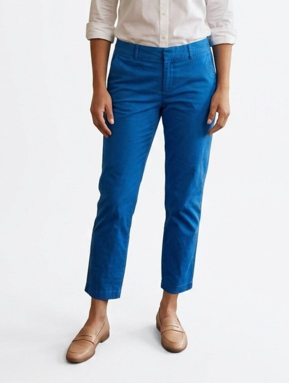 Kut from the Kloth Bright Blue Cropped Ankle Pants